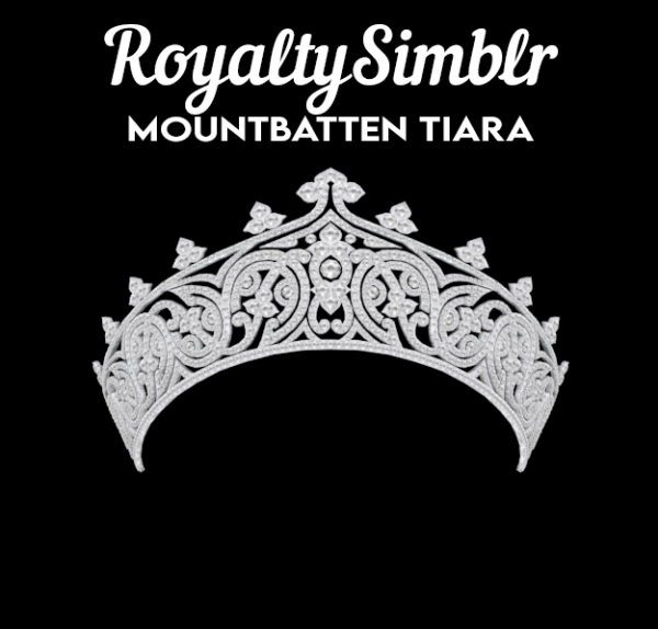 Alpha Mountbatten Tiara by simsfinds - The Sims 4 Custom Content