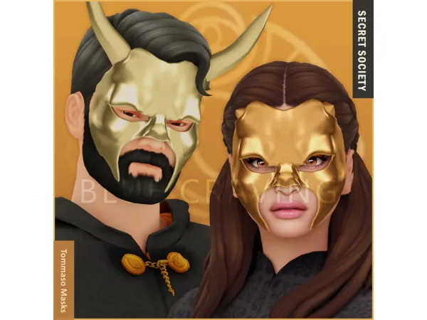Maxis Match Blue Craving Tommaso Masks - The Sims 4 Custom Content