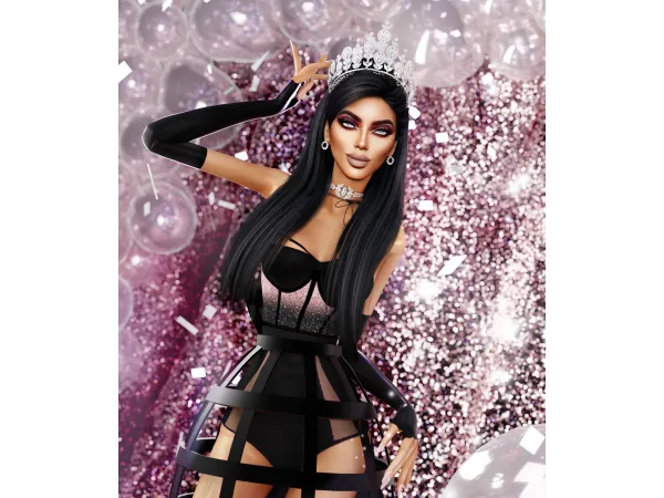 Alpha Prom Queen Collection by Muse Corsets - The Sims 4 Custom Content