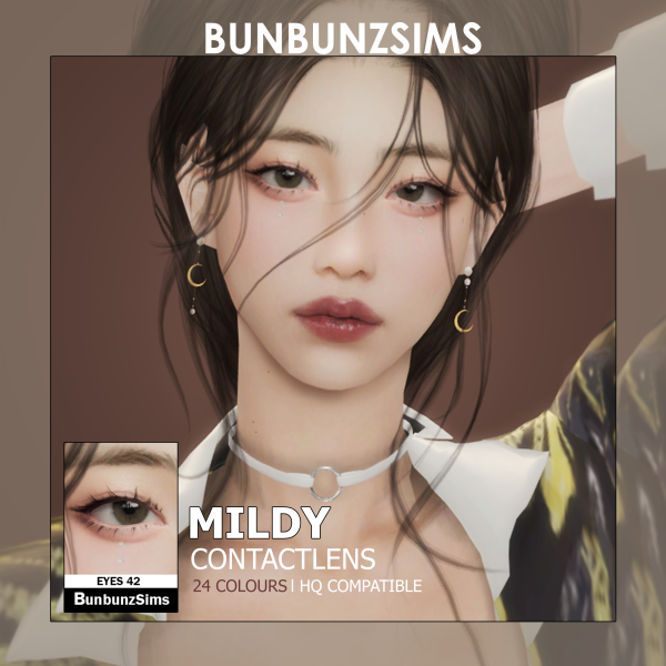 Alpha Mildy eyes 24 colours by simsfinds - The Sims 4 Custom Content