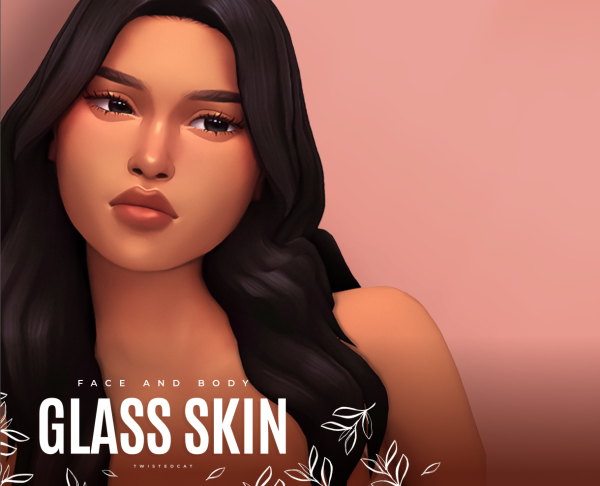 Maxis Match Glass Skin(Download) by simsfinds - The Sims 4 Custom Content