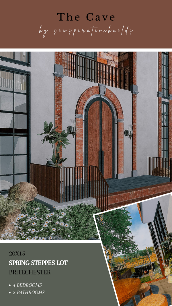 Alpha The Cave by simsfinds - The Sims 4 Custom Content
