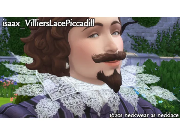 Maxis Match Villiers Lace Piccadill (Necklace) - The Sims 4 Custom Content