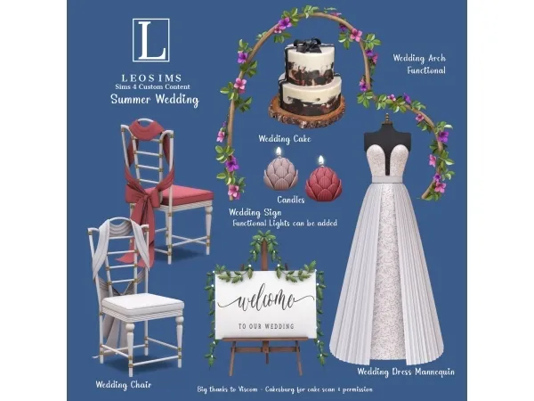 Alpha Summer Wedding - The Sims 4 Custom Content