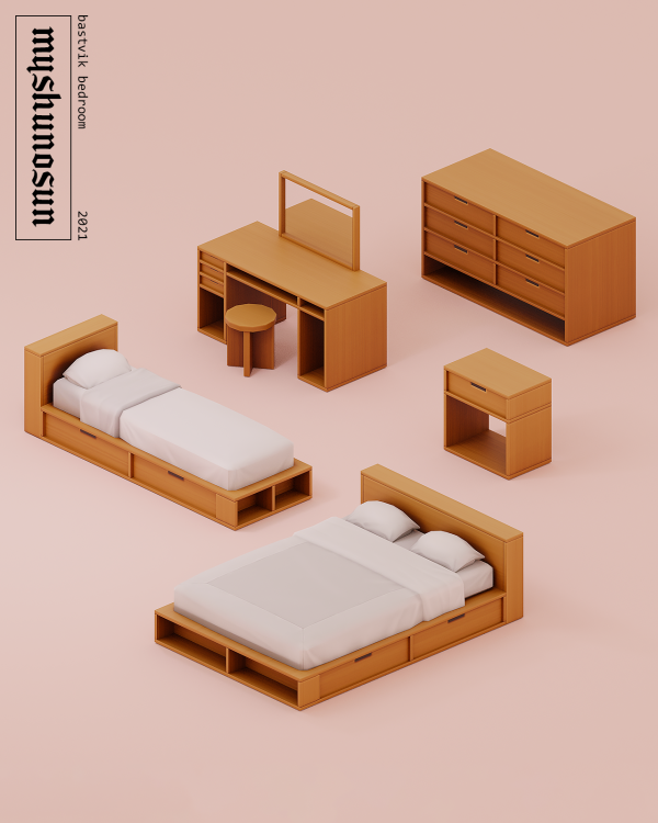 Maxis Match Bastvik bedroom 6 items for a 6k special by simsfinds - The Sims 4 Custom Content