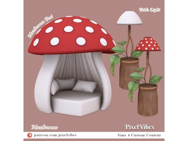 Mix Mushroom - The Sims 4 Custom Content