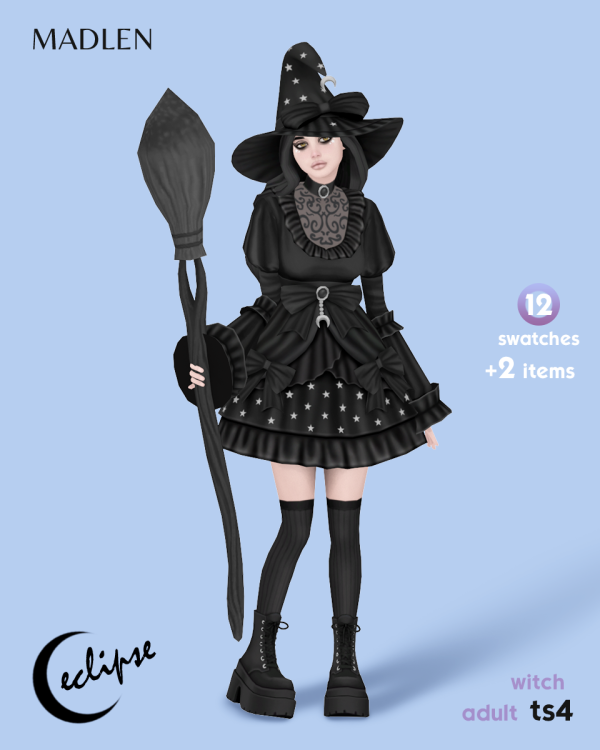 Maxis Match Eclipse Collection (Witch) by simsfinds - The Sims 4 Custom Content