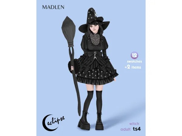 Maxis Match Eclipse Collection (Witch) by madlensims - The Sims 4 Custom Content