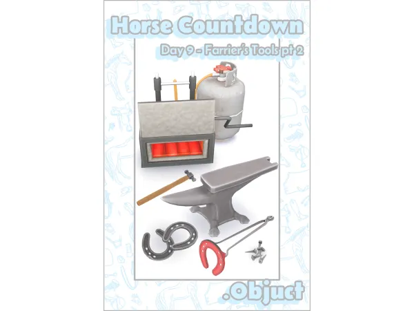 Maxis Match Farrier's Tools pt 2 by Objuct - The Sims 4 Custom Content