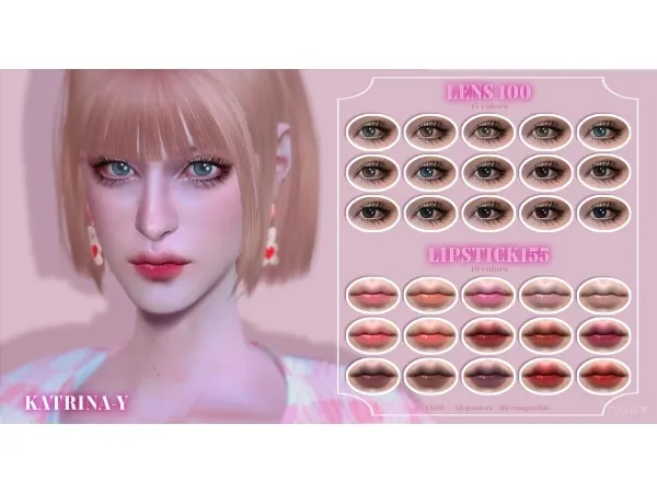Alpha 202210makeup y by katrina - The Sims 4 Custom Content