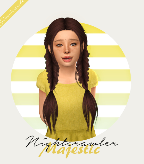 Alpha simiracle Nightcrawler Majestic Kids Version by simsfinds - The Sims 4 Custom Content
