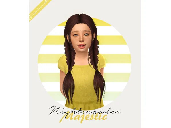 Alpha simiracle Nightcrawler Majestic Kids Version - The Sims 4 Custom Content