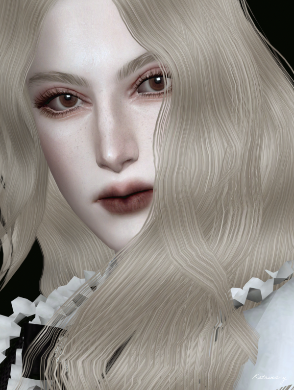 Alpha [KAT]VAMPIRE DOLL LIPSTICK63 by katrina-y - The Sims 4 Custom Content