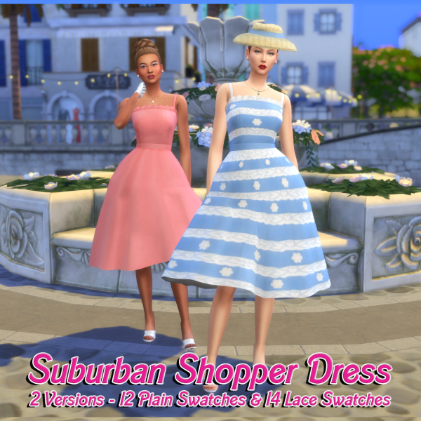 Maxis Match Suburban Barbara A JaviTruloveSims x Ice CreamforBreakfast Set by simsfinds - The Sims 4 Custom Content