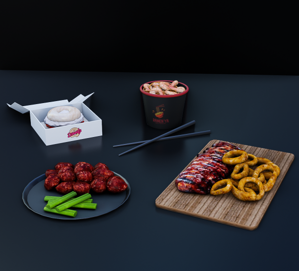 Alpha SimmerKate X LaSkrillz Fast Food Collab (Part 1) by simmerkatex - The Sims 4 Custom Content