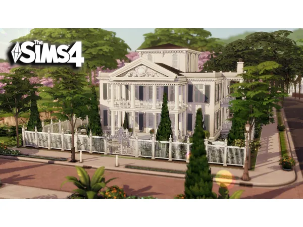 Maxis Match Stanton hall Natchez by Bojana Sims - The Sims 4 Custom Content