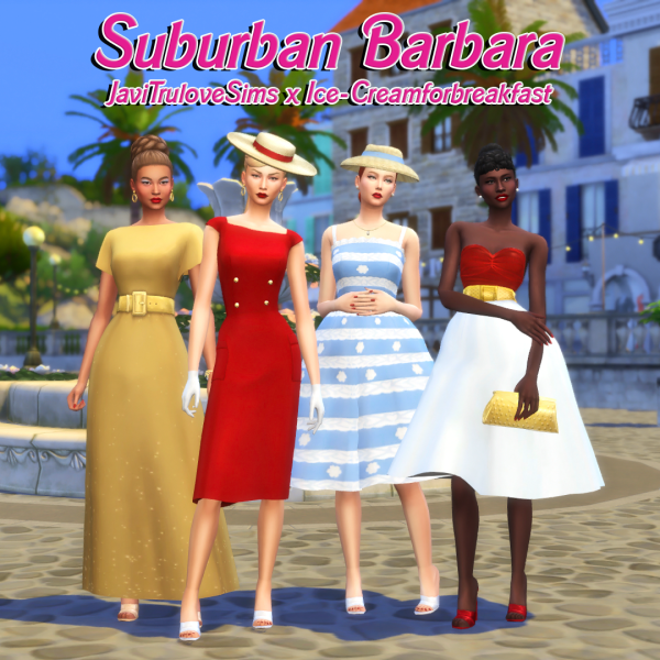 Maxis Match Suburban Barbara CreamForBreakfast creamforbreakfast by simsfinds - The Sims 4 Custom Content