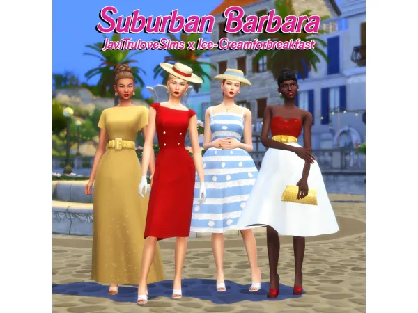 Maxis Match Suburban Barbara CreamForBreakfast creamforbreakfast by JaviTruloveSims and Ice - The Sims 4 Custom Content
