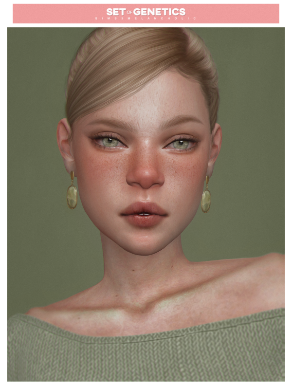 Alpha set of genetics by simsfinds - The Sims 4 Custom Content