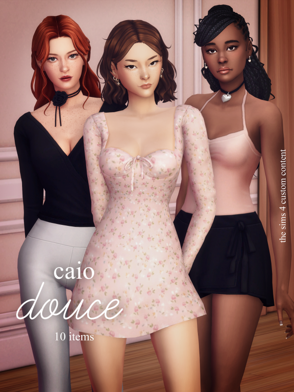 Maxis Match Douce A 10 items set by simsfinds - The Sims 4 Custom Content