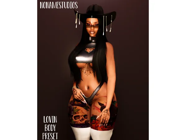 Alpha Lovin Body Preset by NoNvme Studios - The Sims 4 Custom Content