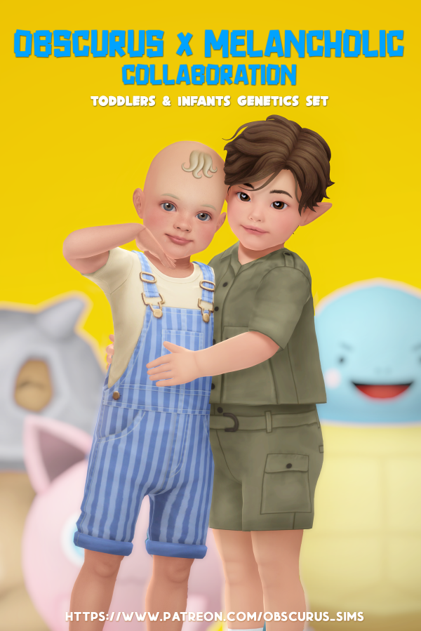 Maxis Match OBSCURUS x MELANCHOLIC collaboration sims by simsfinds - The Sims 4 Custom Content