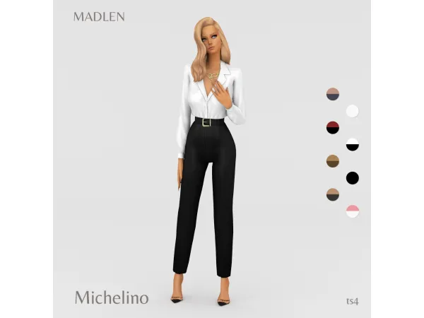 Maxis Match Michelino Outfit by Madlen - The Sims 4 Custom Content