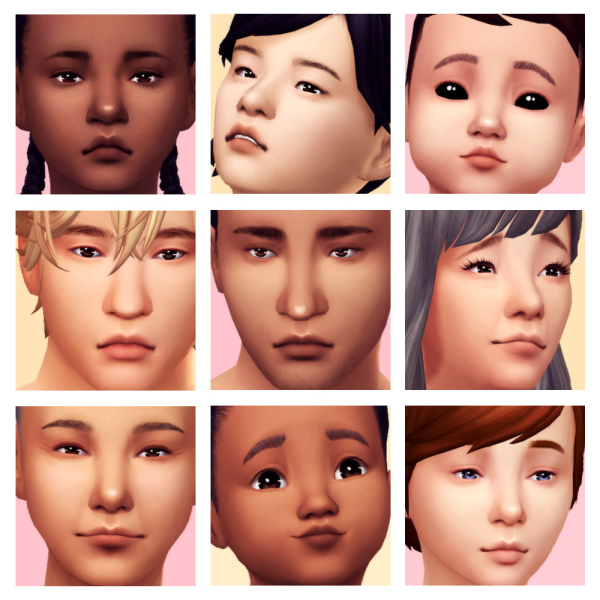 Maxis Match [NEW] DNA Skin Revamped by simsfinds - The Sims 4 Custom Content