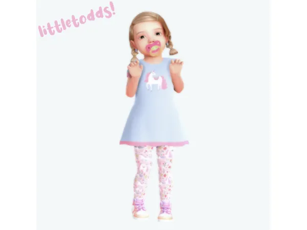 Maxis Match Outfit set for toddler girls by littletodds - The Sims 4 Custom Content