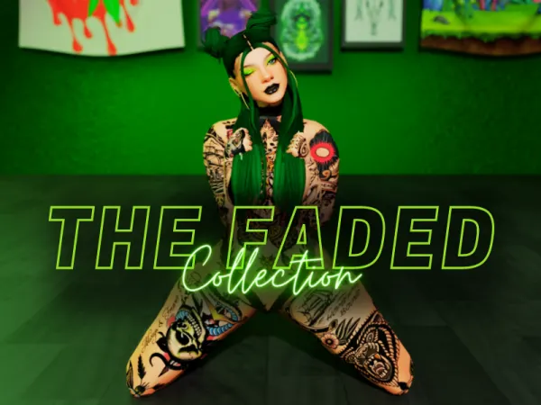 Alpha The Faded Mini Collection - The Sims 4 Custom Content