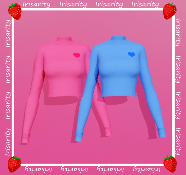 Alpha Rosie Blouse by simsfinds - The Sims 4 Custom Content