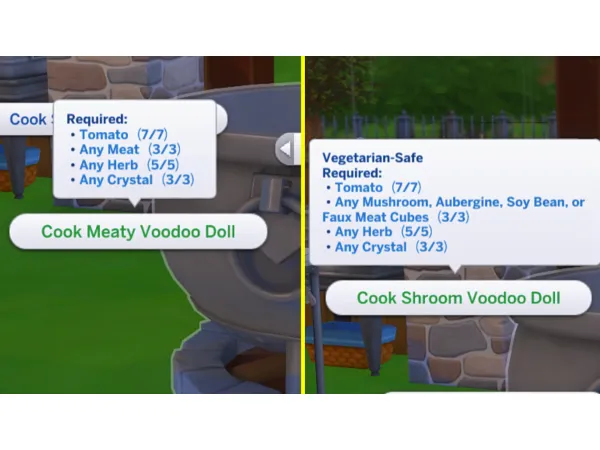 Maxis Match Chili Cauldron makes Voodoo Doll by bloombatter - The Sims 4 Custom Content