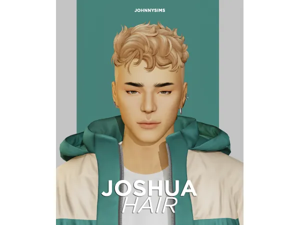Maxis Match Joshua Hair by JohnnySims - The Sims 4 Custom Content