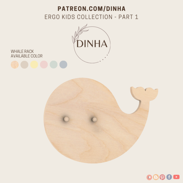 Mix Whale Rack Ergo Kids Collection by dinhagamer - The Sims 4 Custom Content