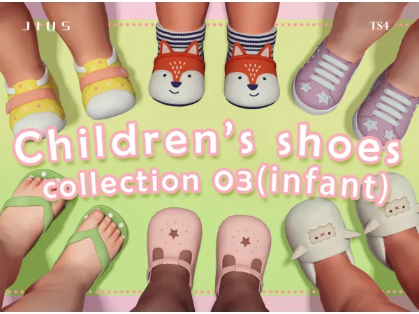 Sims 4 Female Infants Shoes