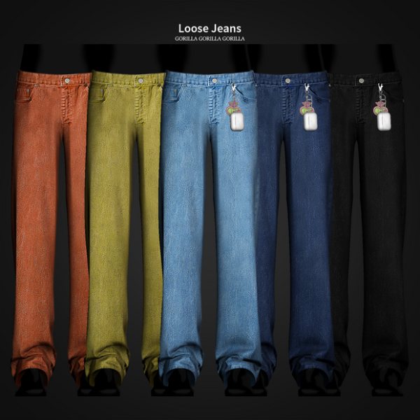 Alpha Loose Jeans by simsfinds - The Sims 4 Custom Content