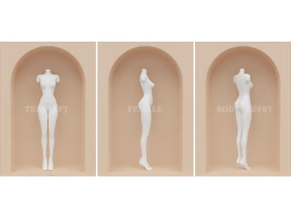 [TERESAFT] SIMS4 - FEMALE BODYPRESET 02