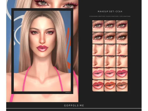 GPME-GOLD MAKEUP SET CC64 by GoppolsMe