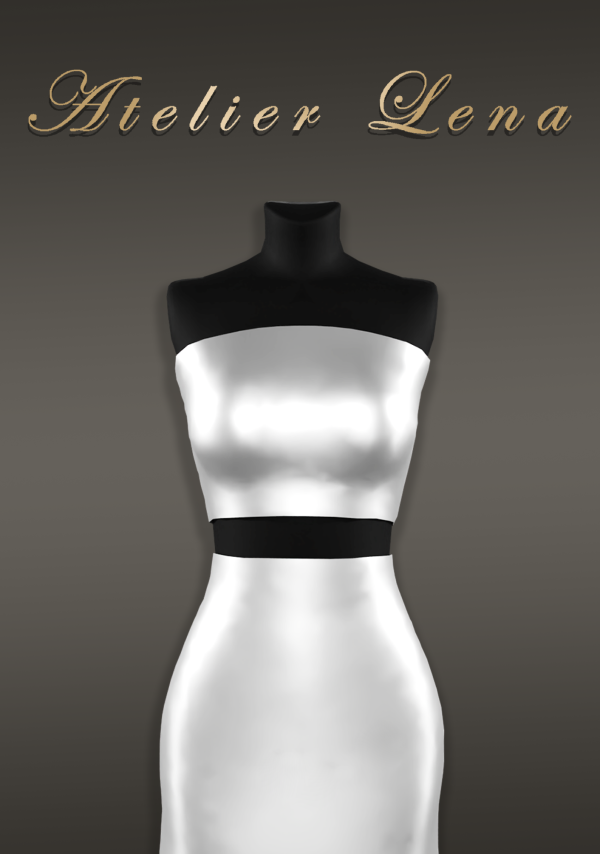 Alpha [Atelier Lena] Crop Slim Dress by simsfinds - The Sims 4 Custom Content