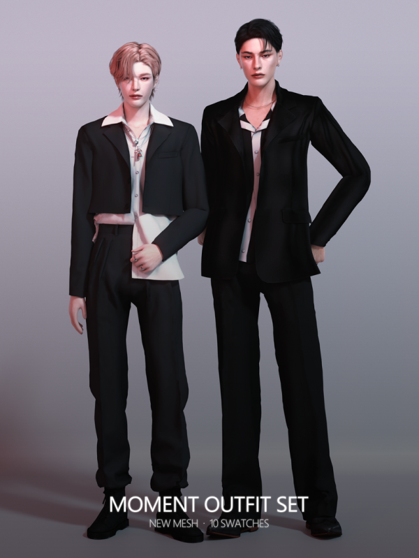 Alpha Moment Outfit Set by simsfinds - The Sims 4 Custom Content