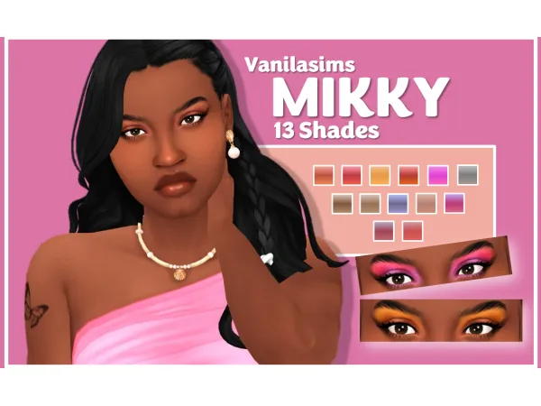 Maxis Match Mikky Shadow Palette Set - The Sims 4 Custom Content