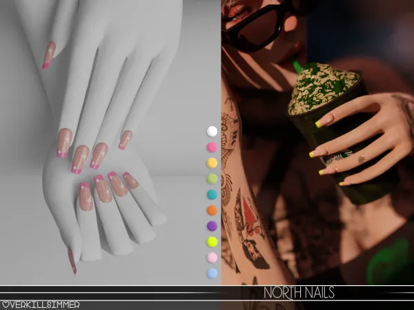 Alpha North nails [from the vault] - The Sims 4 Custom Content
