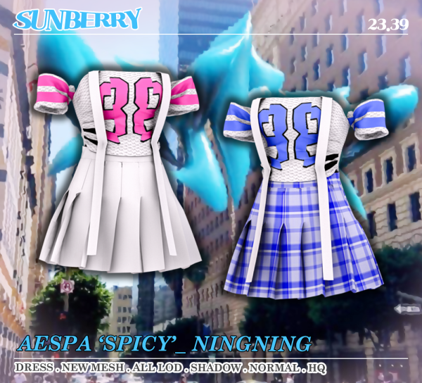 Alpha [SUNBERRY]AESPA SPICY NINGNING 2339(Early access) by simsfinds - The Sims 4 Custom Content