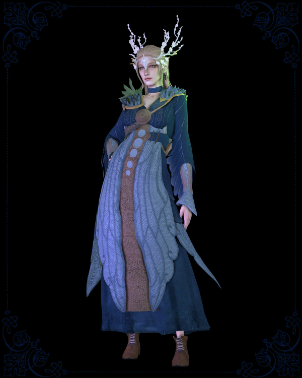 Alpha Elf druid female by simsfinds - The Sims 4 Custom Content