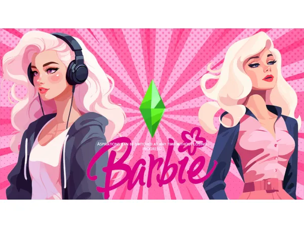 Mix Barbie Load Screen by Fatal Rose Creations - The Sims 4 Custom Content