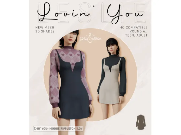 Maxis Match Leslie by Miss Valentine - The Sims 4 Custom Content
