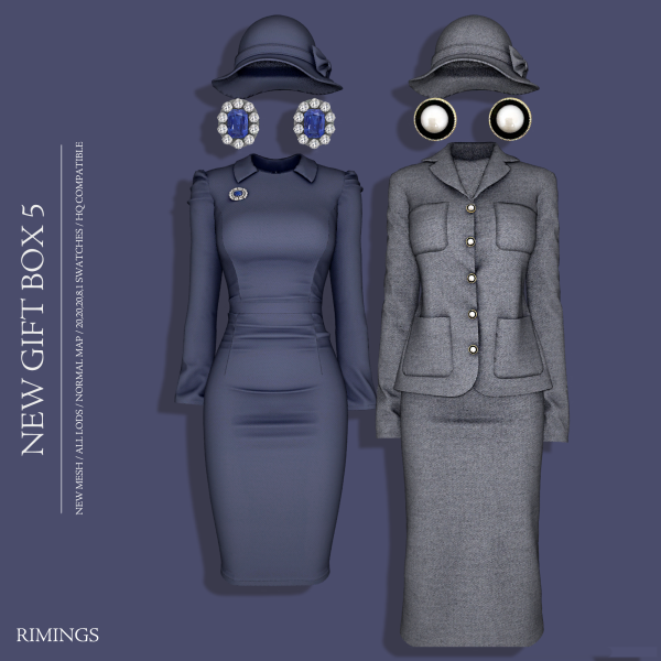 Alpha [RIMINGS] NEW GIFT BOX 5 by simsfinds - The Sims 4 Custom Content