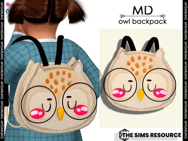 Alpha OLW BACKPACK AND BAG - The Sims 4 Custom Content