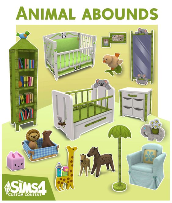 Maxis Match Animals Abound Set by simsfinds - The Sims 4 Custom Content