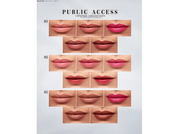 BELLA LIPSTICK COLLECTIONS - PUBLIC ACCESS BY BoatAom